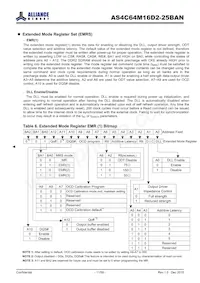 AS4C64M16D2-25BAN Datasheet Page 11