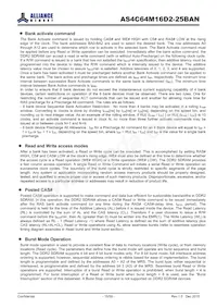 AS4C64M16D2-25BAN Datasheet Page 15