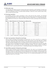 AS4C64M16D2-25BAN Datasheet Page 17