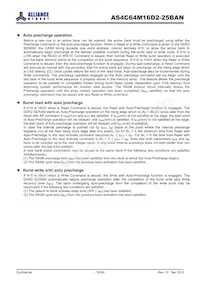 AS4C64M16D2-25BAN Datasheet Page 18