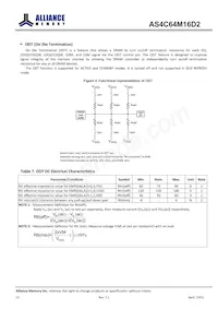 AS4C64M16D2-25BIN Datasheet Page 14