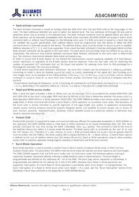 AS4C64M16D2-25BIN Datasheet Page 15