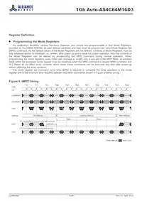 AS4C64M16D3-12BANTR Datasheet Page 12