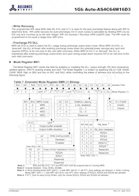 AS4C64M16D3-12BANTR Datasheet Page 16