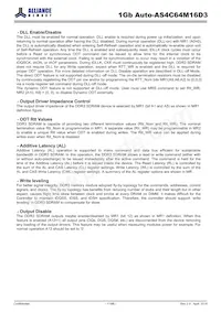 AS4C64M16D3-12BANTR Datasheet Page 17