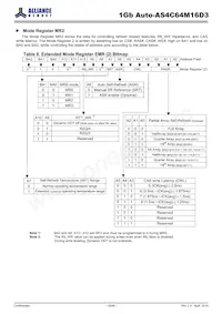 AS4C64M16D3-12BANTR 데이터 시트 페이지 18