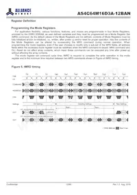 AS4C64M16D3A-12BANTR Datasheet Page 12
