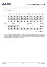 AS4C64M16D3A-12BANTR Datasheet Page 13