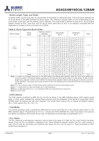 AS4C64M16D3A-12BANTR Datasheet Page 15