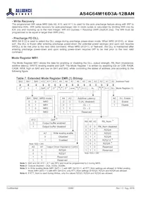 AS4C64M16D3A-12BANTR Datenblatt Seite 16