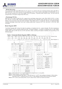 AS4C64M16D3A-12BINTR Datenblatt Seite 16