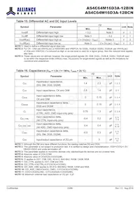 AS4C64M16D3A-12BINTR Datasheet Page 23