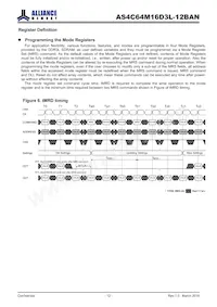 AS4C64M16D3L-12BAN Datasheet Page 12