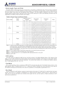 AS4C64M16D3L-12BAN Datasheet Page 15