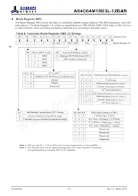 AS4C64M16D3L-12BAN Datasheet Page 18