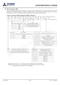AS4C64M16D3LA-12BAN Datasheet Page 18