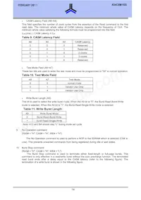 AS4C8M16S-6TCN Datasheet Page 14