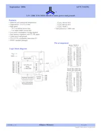 AS7C31025C-12TJINTR Datasheet Cover