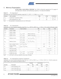 AT24C1024BY7-YH25-T Datasheet Page 4