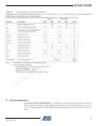 AT24C1024BY7-YH25-T Datasheet Page 5