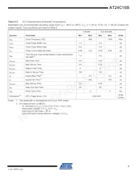 AT24C16B-TSU-T Datasheet Page 5