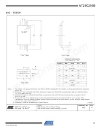 AT24C256BW-SH-T Datasheet Pagina 21