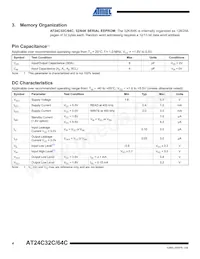 AT24C64CY6-YH-T Datasheet Page 4