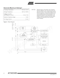 AT34C02BY6-10YH-1.7 Datasheet Page 2