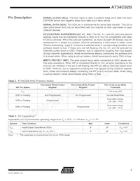AT34C02BY6-10YH-1.7 Datasheet Page 3