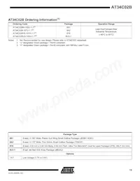 AT34C02BY6-10YH-1.7 Datasheet Page 15
