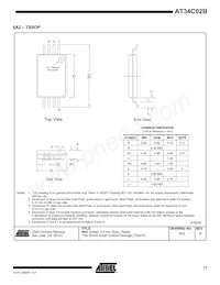 AT34C02BY6-10YH-1.7 Datasheet Page 17