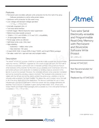 AT34C02C-TH-T Datenblatt Cover