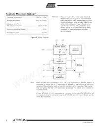 AT93C46Y6-10YH-1.8 Datenblatt Seite 2