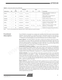 AT93C46Y6-10YH-1.8 Datenblatt Seite 5