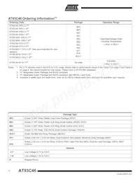 AT93C46Y6-10YH-1.8 Datasheet Pagina 10