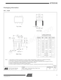 AT93C46Y6-10YH-1.8 Datasheet Pagina 11