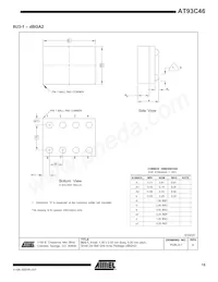 AT93C46Y6-10YH-1.8 데이터 시트 페이지 15