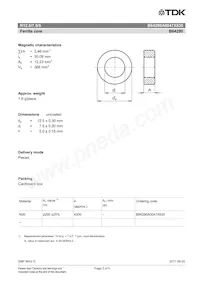 B64290A0047X830 데이터 시트 페이지 2