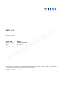 B64290A0631X087 Datasheet Copertura