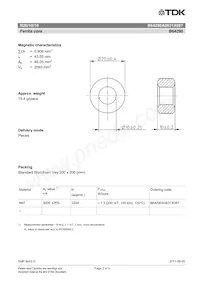 B64290A0631X087 Datasheet Pagina 2