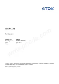 B64290A0672X037 Datasheet Cover