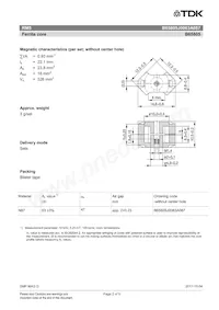 B65805J0063A087 Datasheet Pagina 2