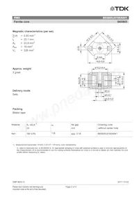 B65805J0160A041 Datasheet Pagina 2