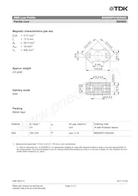 B65805P0160A045 Datasheet Pagina 2