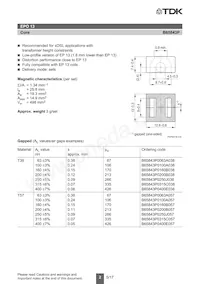 B65843P0250J038 데이터 시트 페이지 2