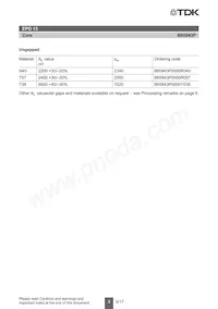 B65843P0250J038 Datasheet Page 3