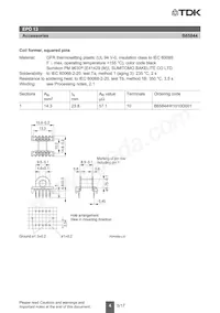 B65843P0250J038 Datasheet Pagina 4