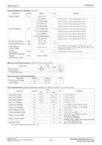 BR24G32-3 Datasheet Page 2