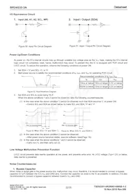 BR24G32-3A Datasheet Page 22
