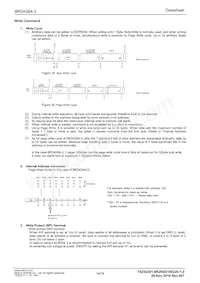 BR24G64-3 Datasheet Page 14